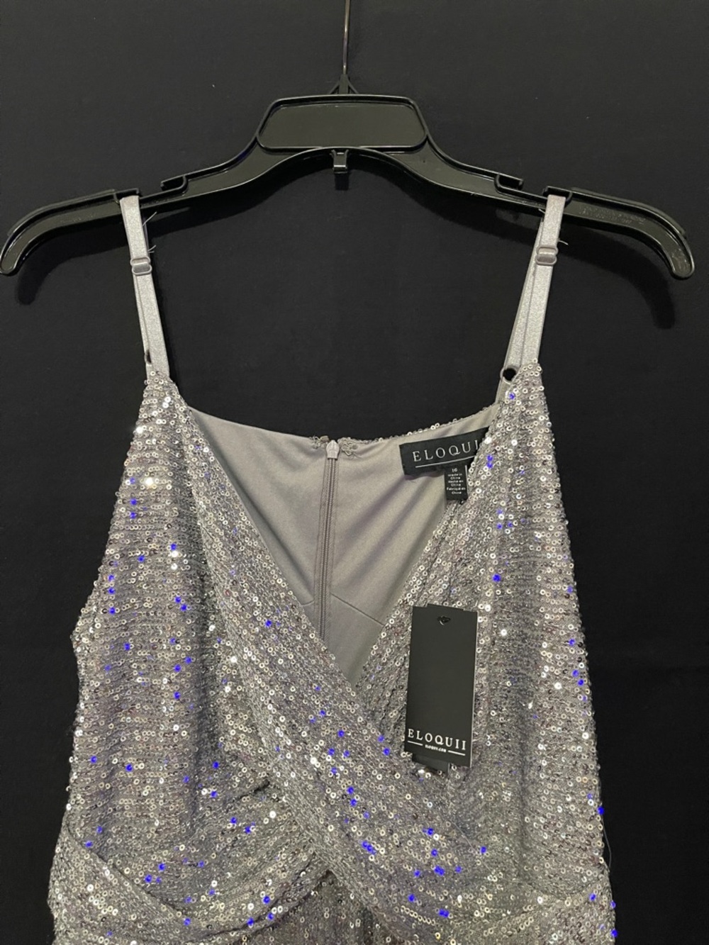 Sequin evening dress - Picture 2 of 8